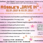 Rössle‘s DRIVE IN – 02.01.2021