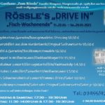 Rössle‘s DRIVE IN – 22.01. – 24.01.2021 Fisch-Wochenende