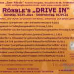 Rössle‘s DRIVE IN – Ostern 2021